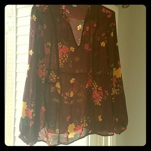 Women's floral blouse